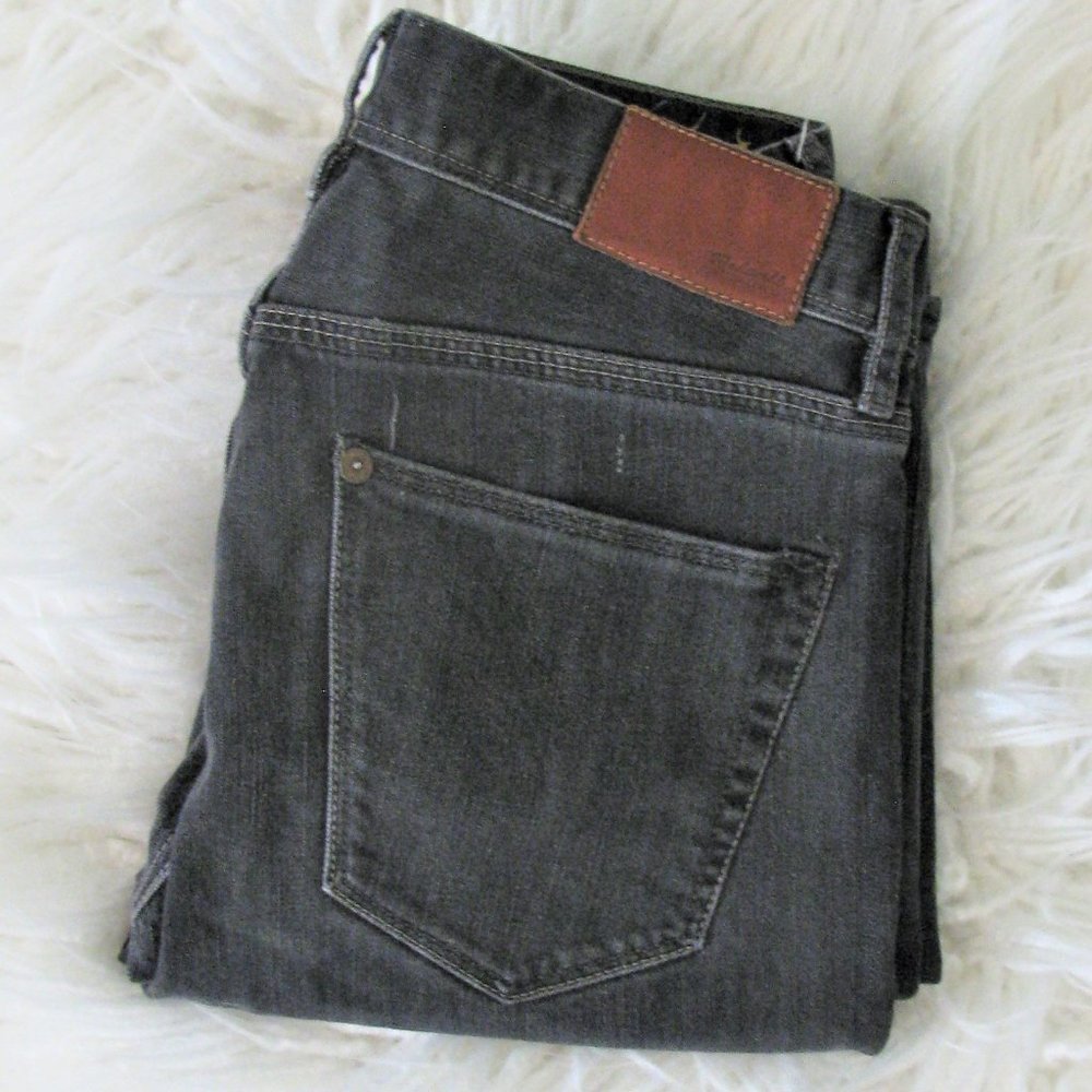 Madewell Bootlegger Black Washed Jeans - Picture 6 of 6